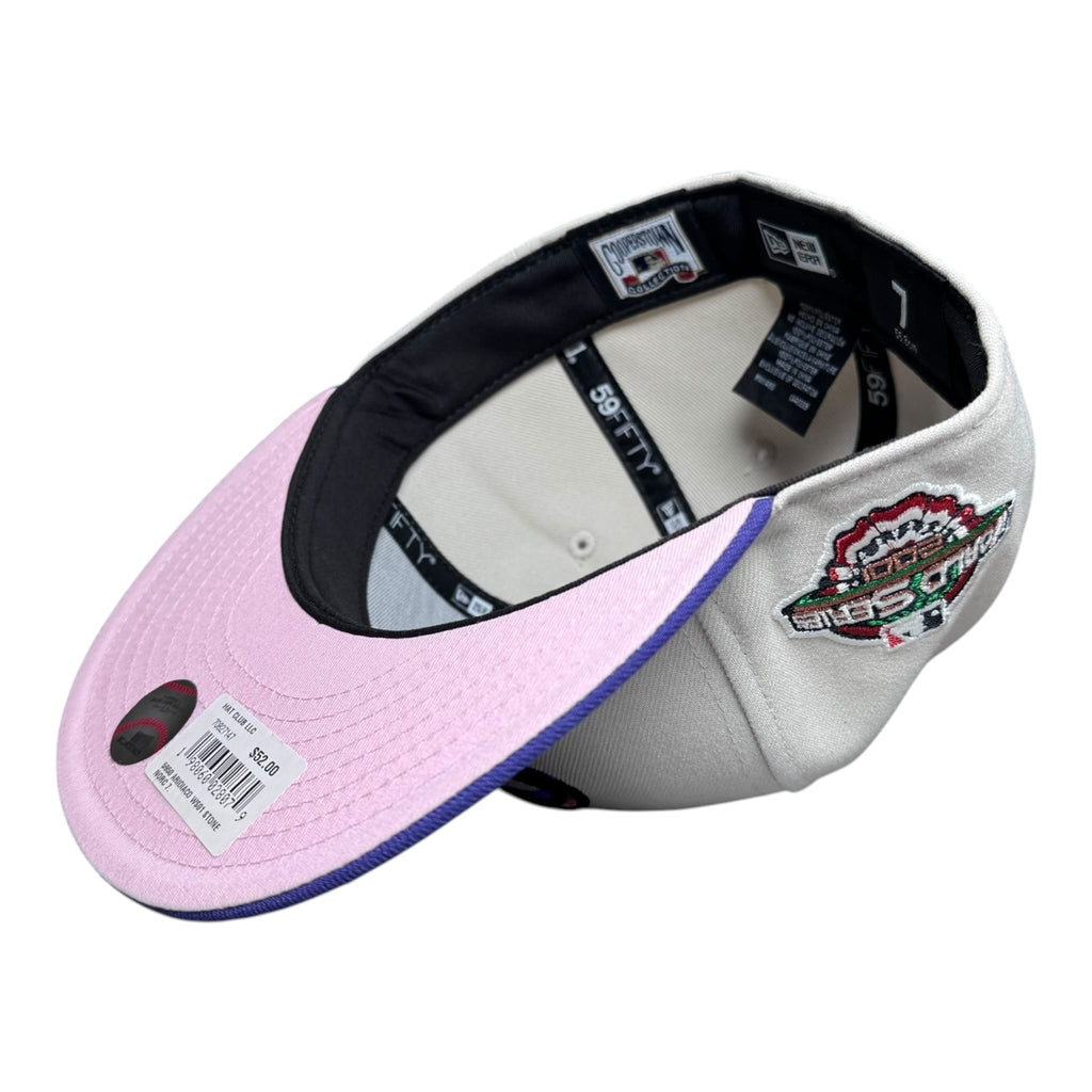 The Hat Wall Hat Club Arizona Diamondbacks 2001 World Series New 59Fifty Fitted Hat (Pinky)