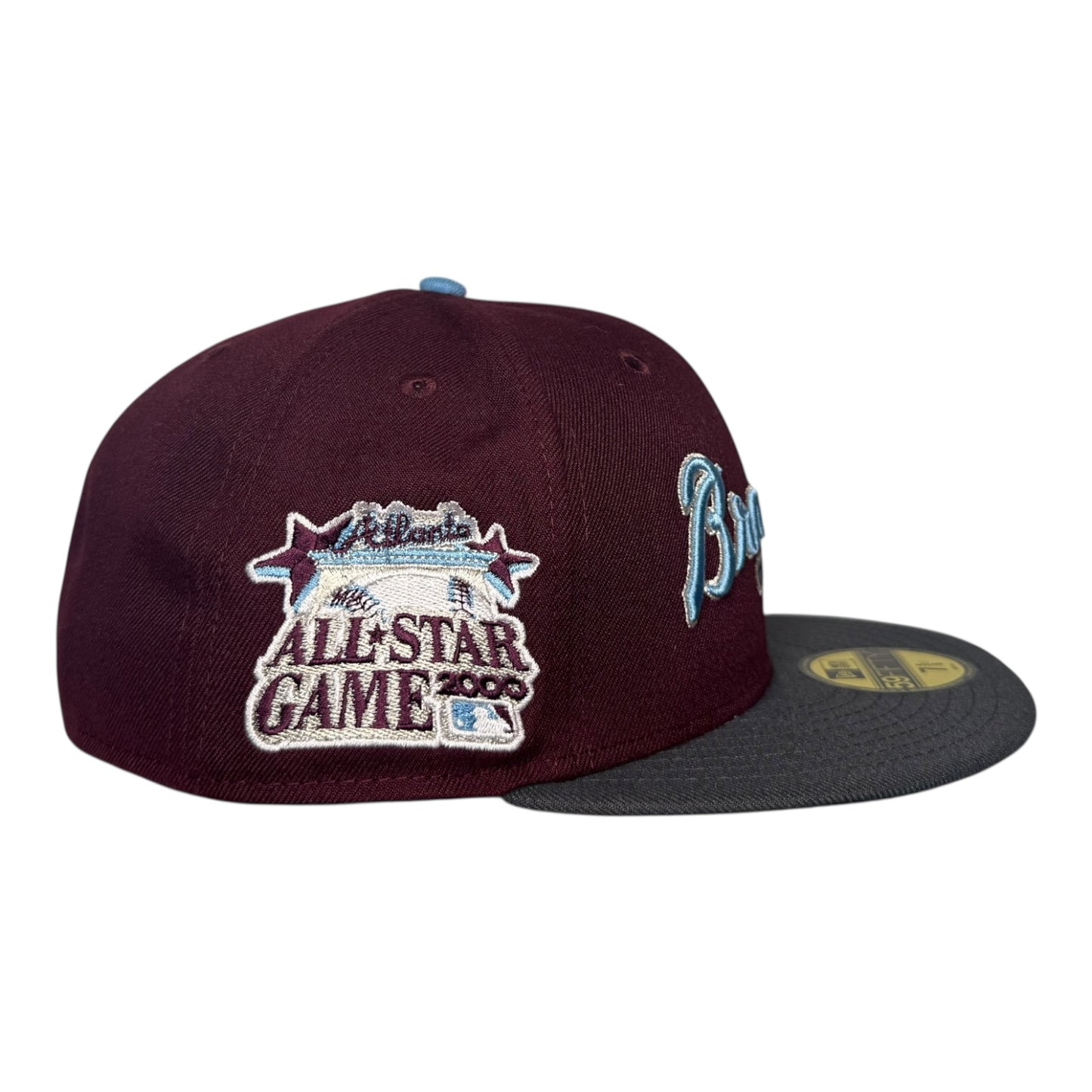 Atlanta Braves 2000 All Star Game "Burgundy Sky" New Era 59Fifty Fitted Hat