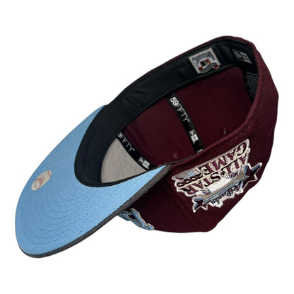 Atlanta Braves 2000 All Star Game "Burgundy Sky" New Era 59Fifty Fitted Hat