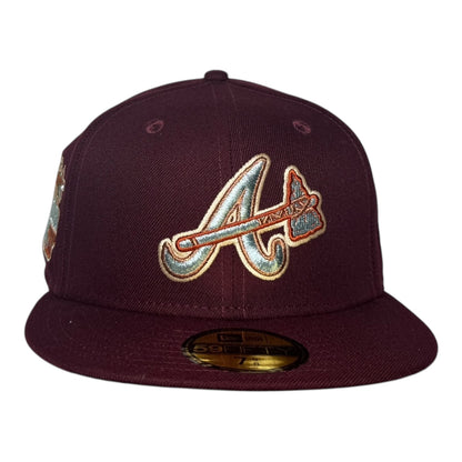 Atlanta Braves 2000 All Star Game "Maroon Icy" New Era 59Fifty Fitted Hat