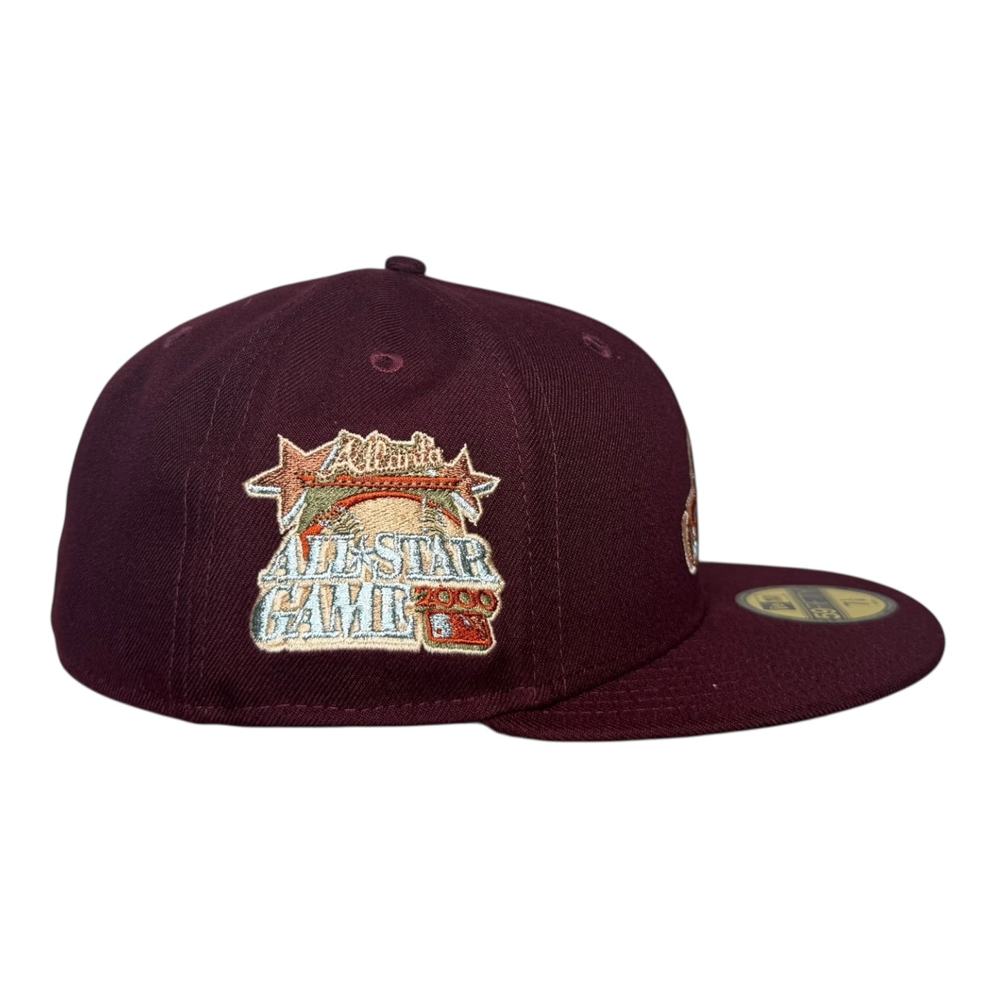 Atlanta Braves 2000 All Star Game "Maroon Icy" New Era 59Fifty Fitted Hat