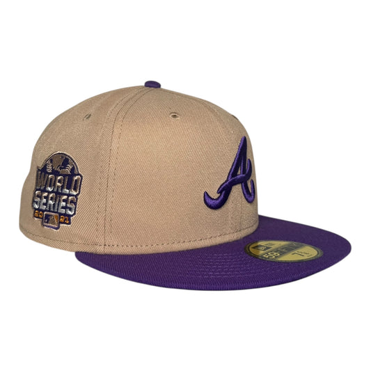 Atlanta Braves 2021 World Series Two Tone New Era 59Fifty Fitted Hat