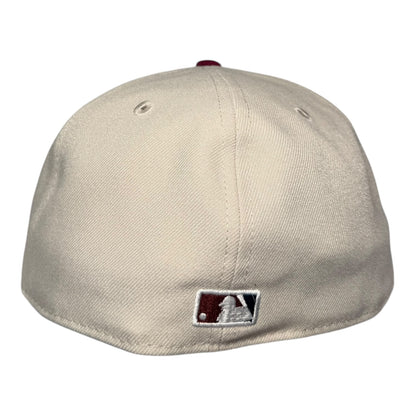 Atlanta Braves 2025 All Star Game Burgundy Visor New Era 59Fifty Fitted Hat