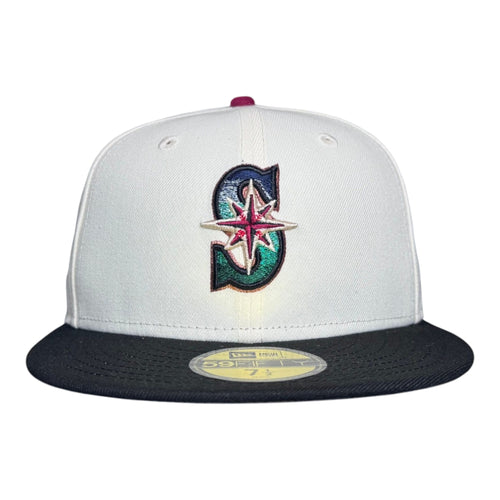 The Hat Wall [UNRELEASED] Seattle Mariners Rushmore @nohonati New Era 59Fifty Fitted Hat