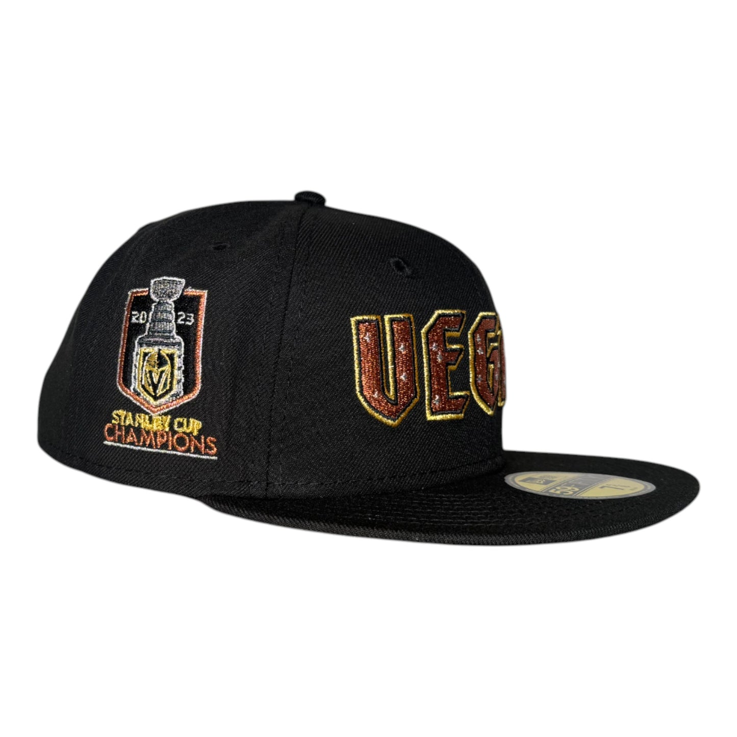 Las Vegas Golden Knights All Star Game 2023 Metallic Prime Edition New Era 59Fifty Fitted Hat