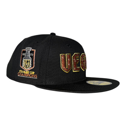 Las Vegas Golden Knights All Star Game 2023 Metallic Prime Edition New Era 59Fifty Fitted Hat