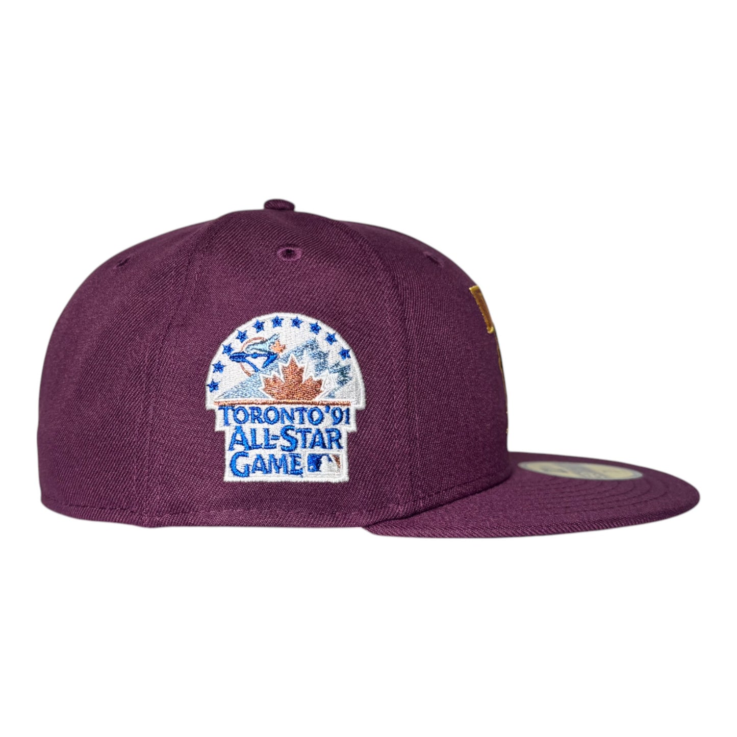 Toronto Blue Jays All Star Game 1991 Plum Metallic Edition New Era 59Fifty Fitted Hat