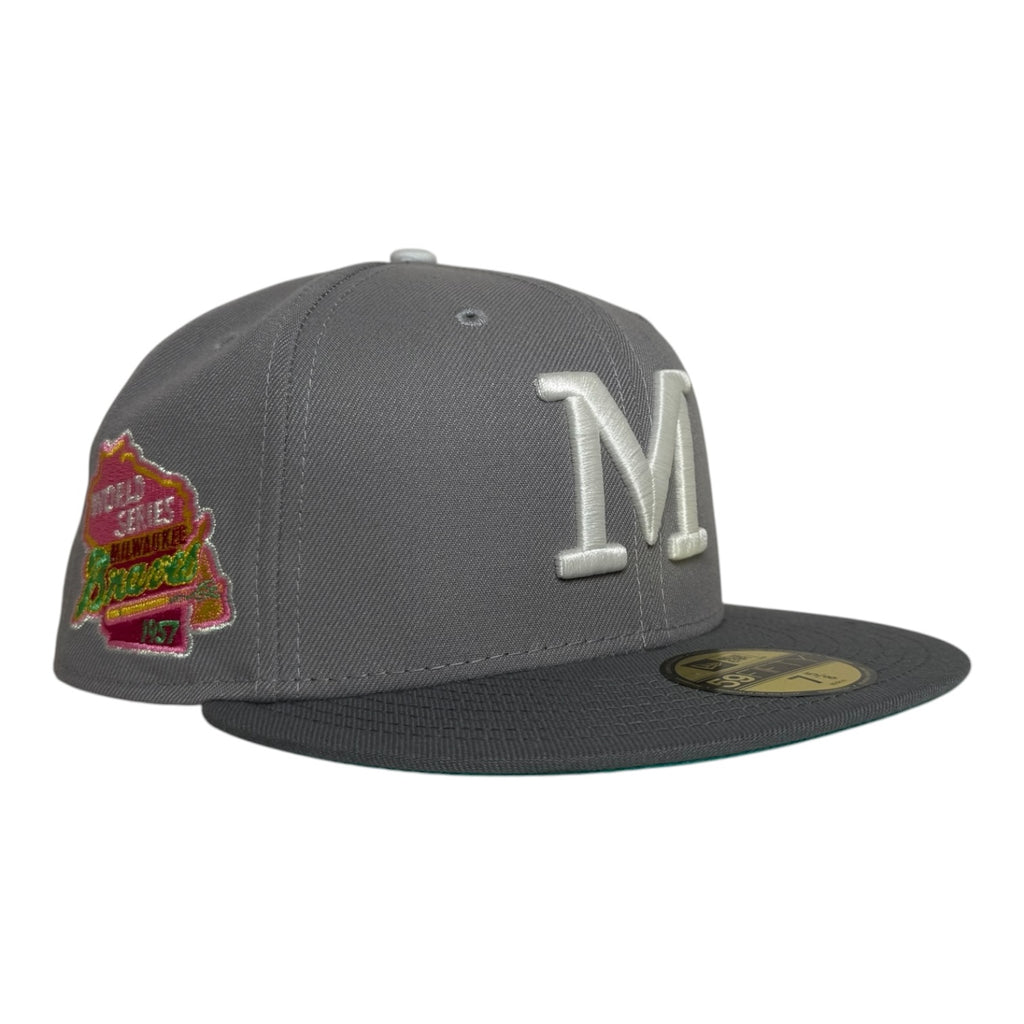 New Era Milwaukee Brewers 1957 World Series 59Fifty Fitted Hat