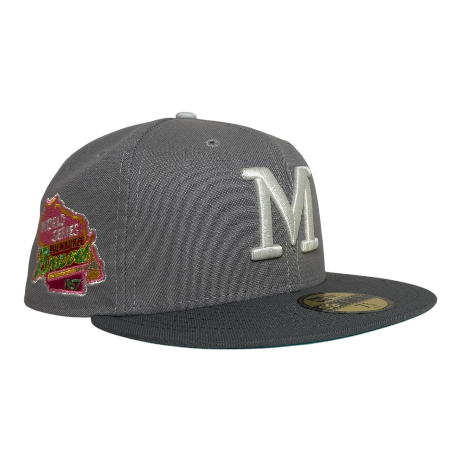 New Era Milwaukee Brewers 1957 World Series 59Fifty Fitted Hat