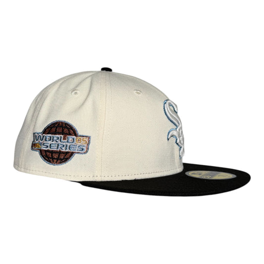 Chicago White Sox Chrome Black 2 Tone 2005 World Series SP New Era 59Fifty Fitted