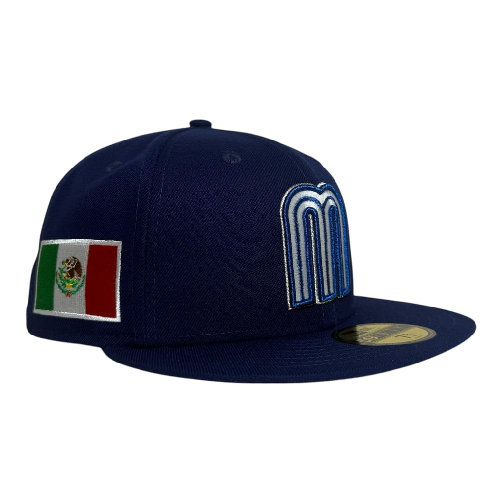 The Hat Wall New Era Mexico World Baseball Classic Royal Blue Edition 59Fifty Fitted Hat
