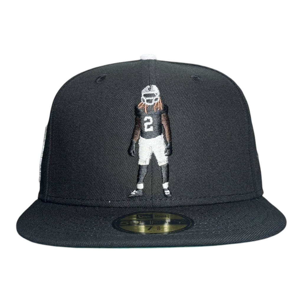"Deuce Myers" Oakland Raiders @brims_n_bullies New Era 59Fifty Fitted Hat