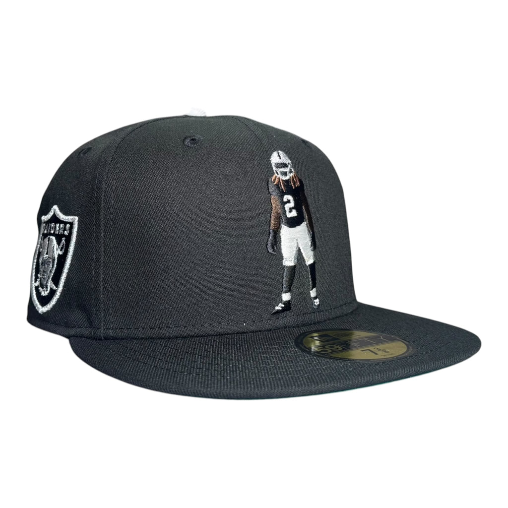 "Deuce Myers" Oakland Raiders @brims_n_bullies New Era 59Fifty Fitted Hat