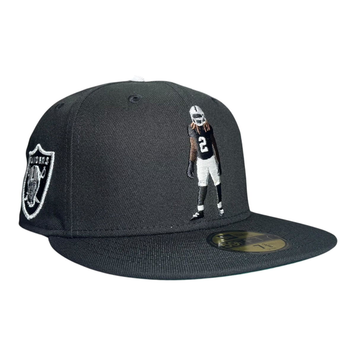 "Deuce Myers" Oakland Raiders @brims_n_bullies New Era 59Fifty Fitted Hat