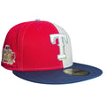 The Hat Wall "Todoroki" Texas Rangers @2piecenat New Era 59Fifty Fitted Hat