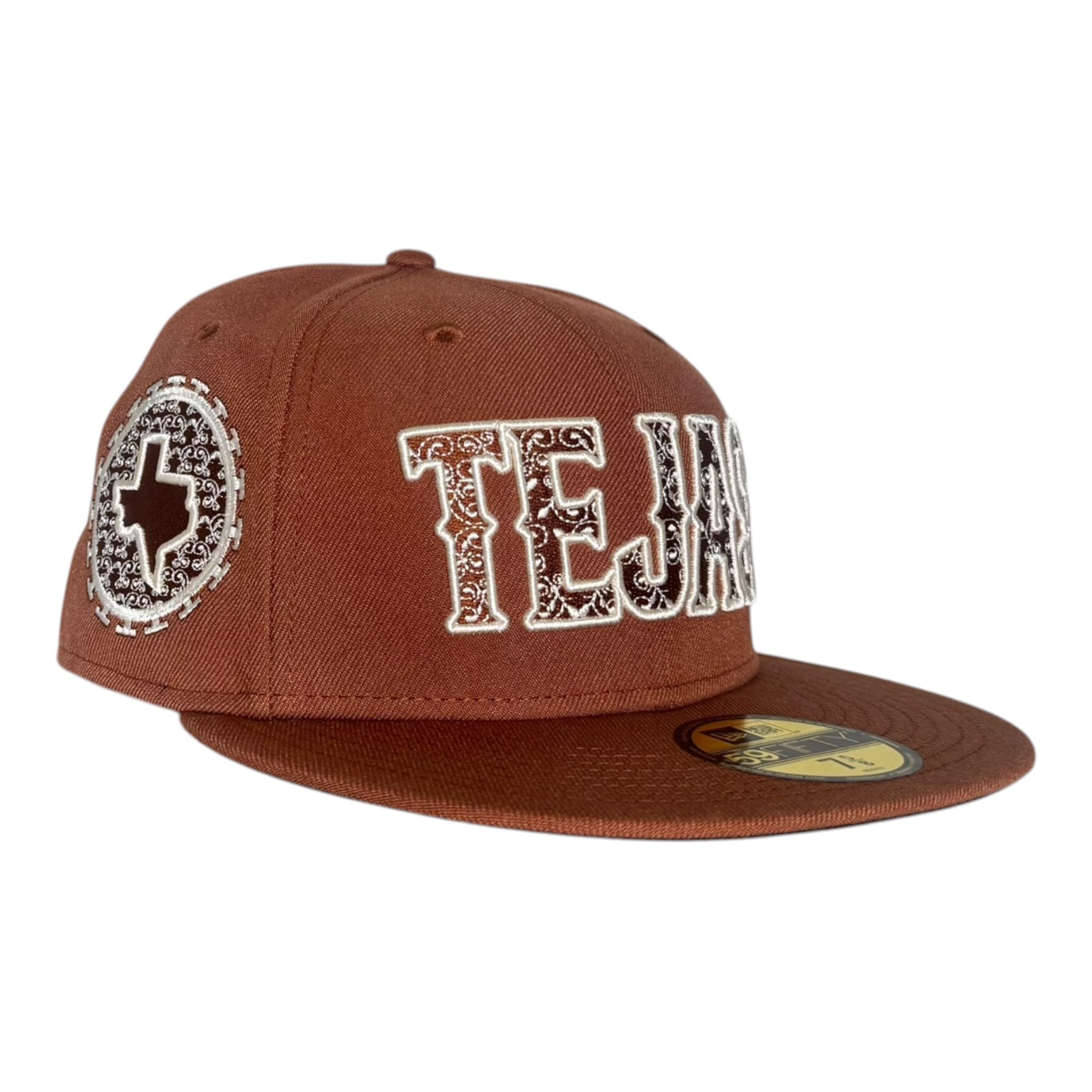 The Hat Wall Fitted hat New Era Texas Rangers Tejas 59Fifty Fitted Hat (UT Crossover)