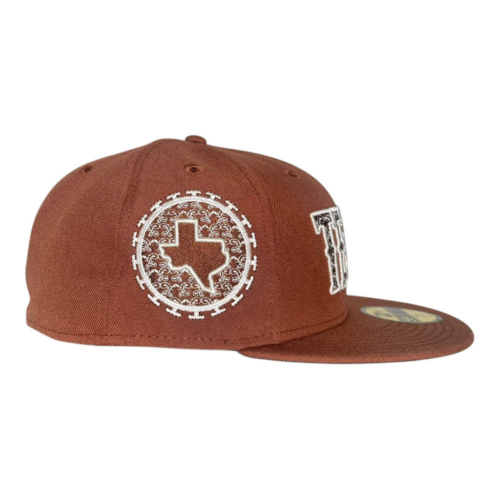 The Hat Wall Fitted hat New Era Texas Rangers Tejas 59Fifty Fitted Hat (UT Crossover)