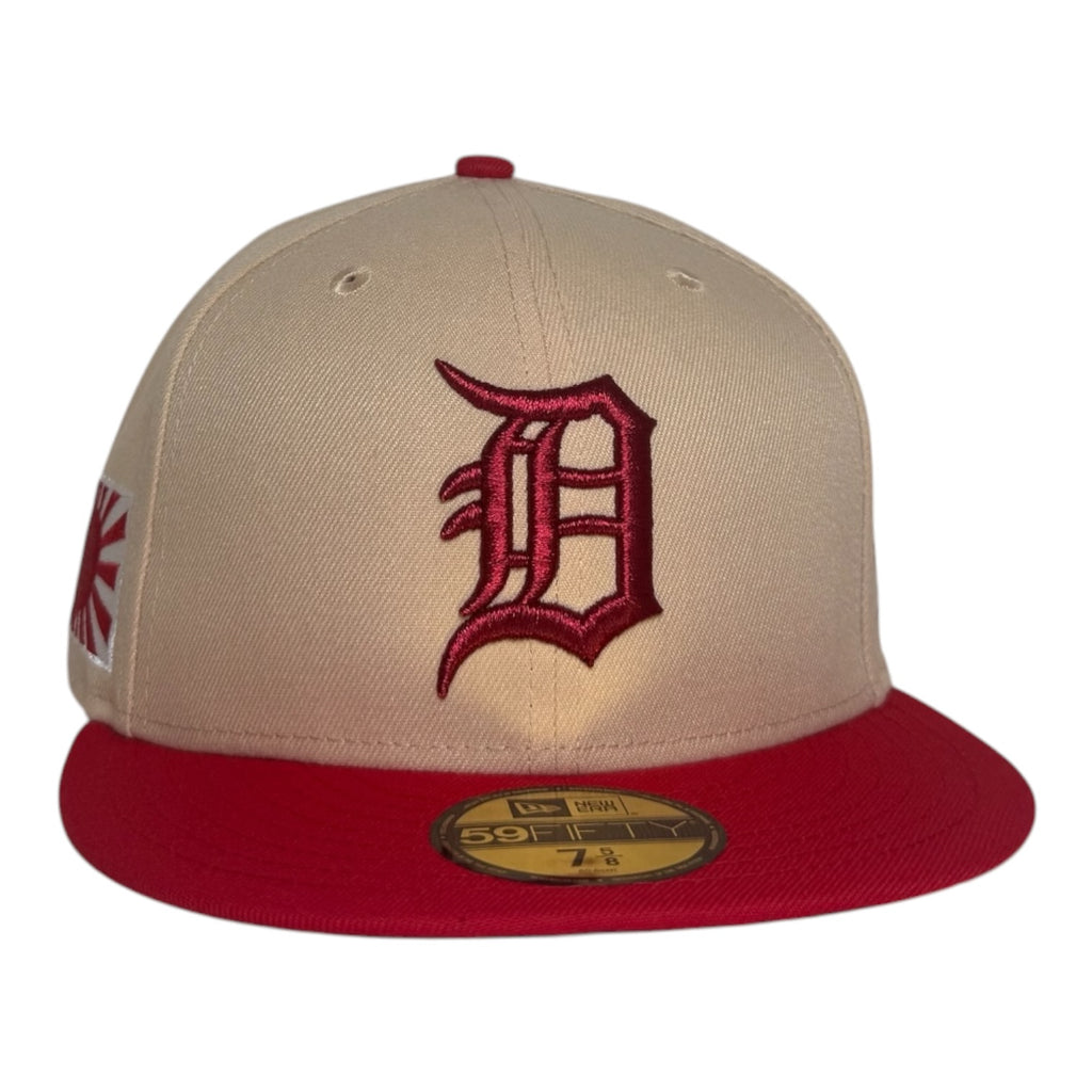 New Era Detroit Tigers Japan Vegas Gold/Front Door Red 59Fifty Fitted Hat