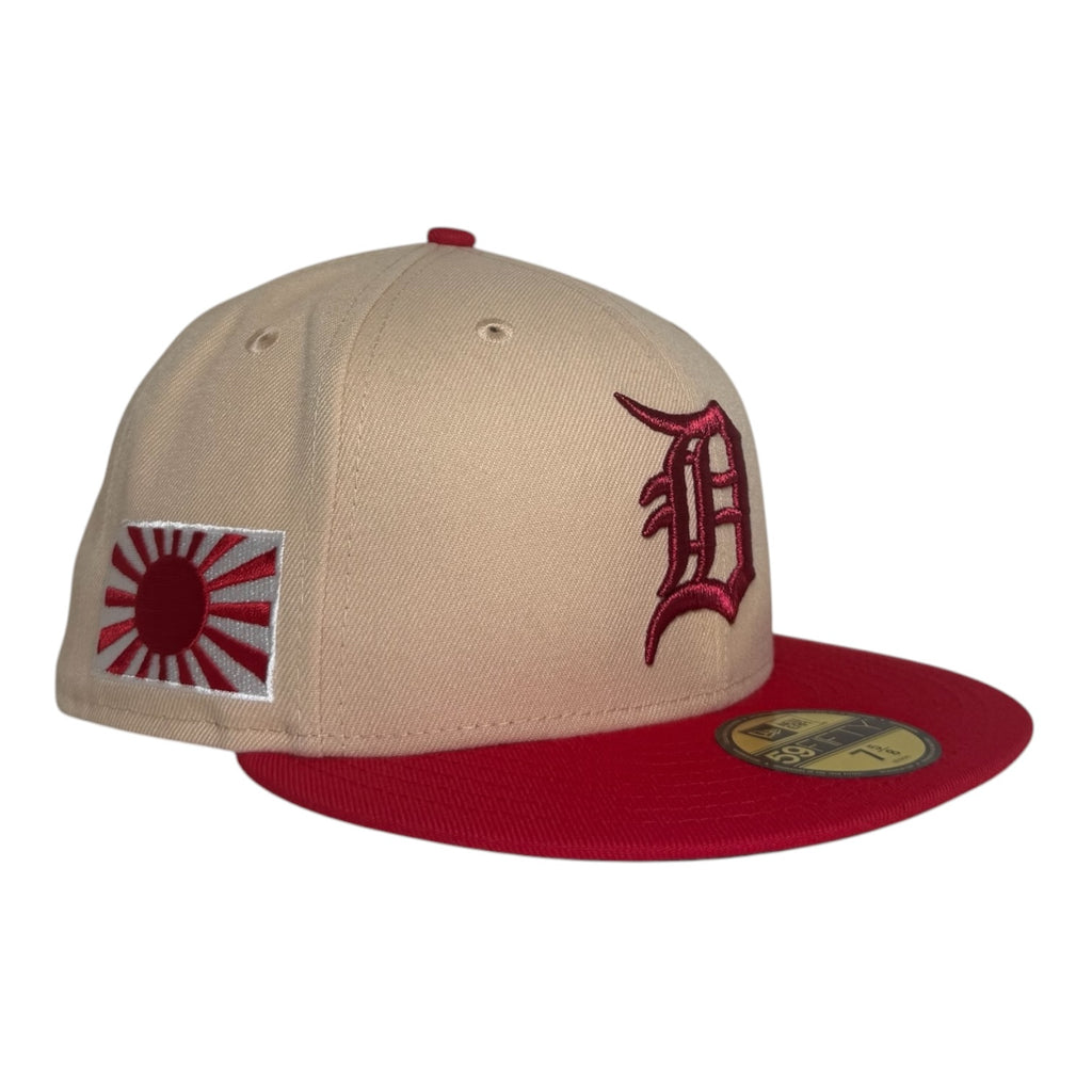 New Era Detroit Tigers Japan Vegas Gold/Front Door Red 59Fifty Fitted Hat