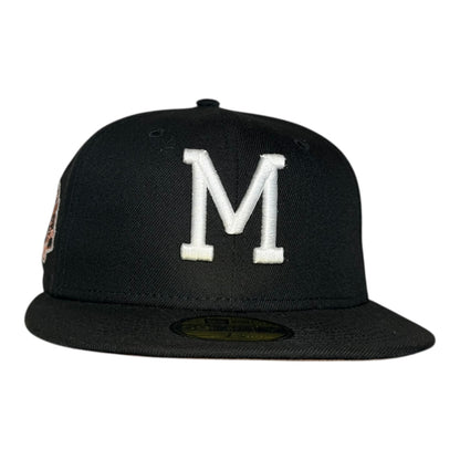 Mississippi Braves Black New Era 59Fifty Fitted Hat