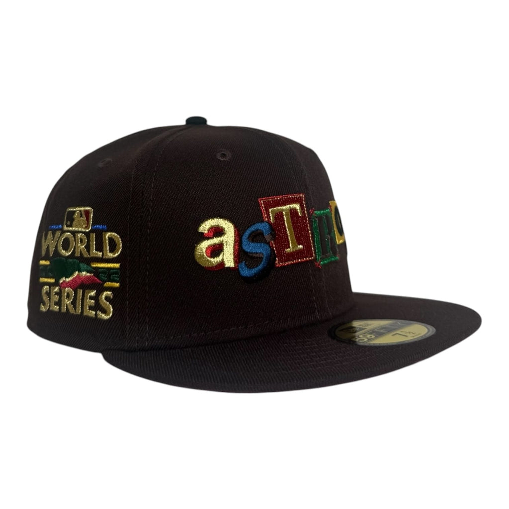 The Hat Wall Fitted hat New Era Houston Astros Remix 2022 World Series 59Fifty Fitted Hat