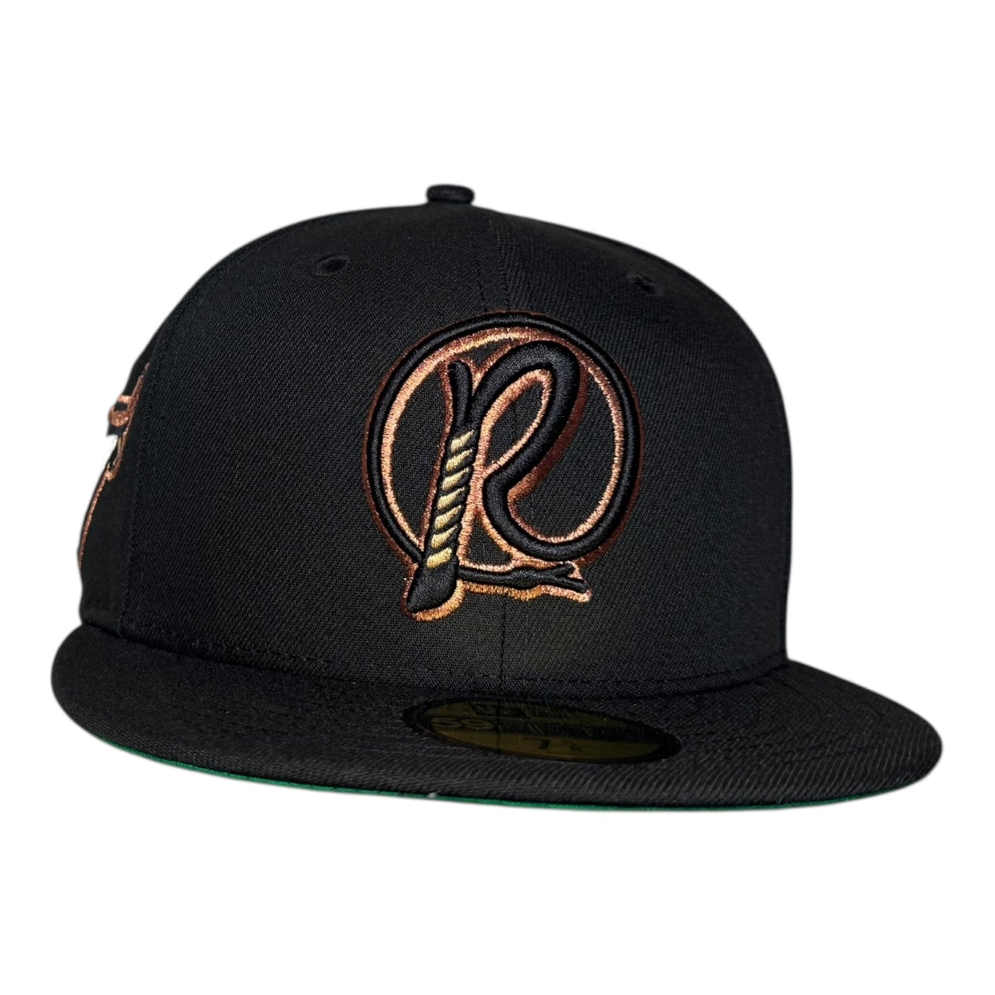 Visalia Rawhide Black Copper New Era 59Fifty Fitted Hat