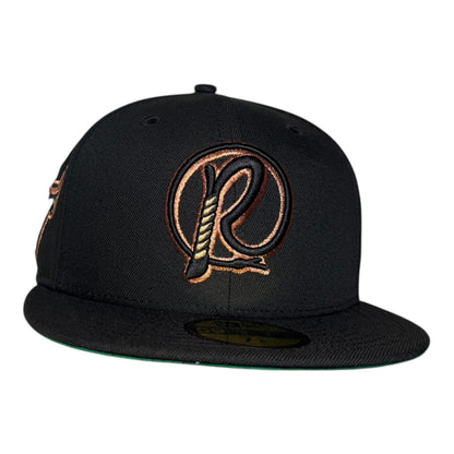 Visalia Rawhide Black Copper New Era 59Fifty Fitted Hat