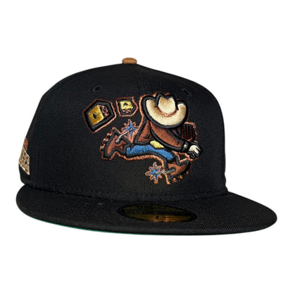 Las Vegas Gamblers Black Copper New Era 59Fifty Fitted Hat