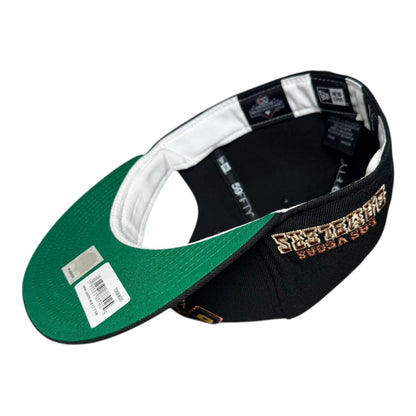 Las Vegas Gamblers Black Copper New Era 59Fifty Fitted Hat