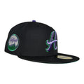 Hartford Yard Goats Black Metallic New Era 59Fifty Fitted Hat