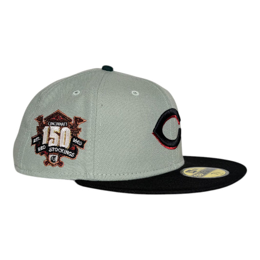 Cincinnati Reds Rushmore 150th Anniversary Patch New Era 59FIfty Fitted