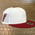 The Hat Wall "The Merrick Masonry Collection" New York Mets Nigel Sylvester x Rushmore Complex Con 2026 Exclusive New Era 59Fifty Fitted Hat (White)