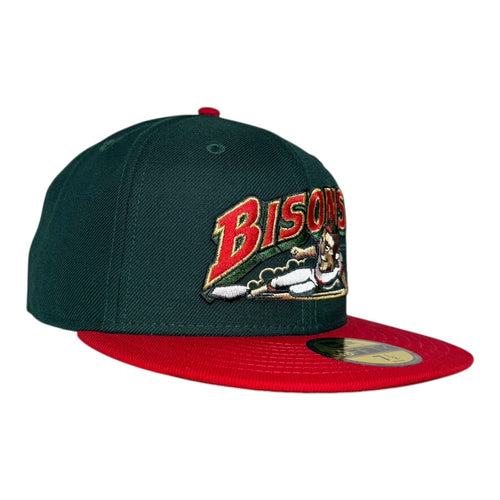 The Hat Wall Buffalo Bisons Two Tone New Era 59Fifty Fitted Hat