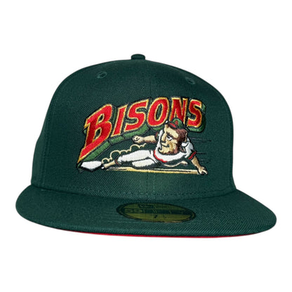 Buffalo Bisons Dark Green New Era 59Fifty Fitted Hat