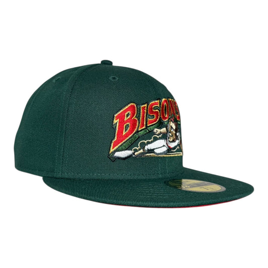 Buffalo Bisons Dark Green New Era 59Fifty Fitted Hat