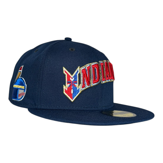 Indianapolis Indians Oceanside Blue New Era 59Fifty Fitted Hat