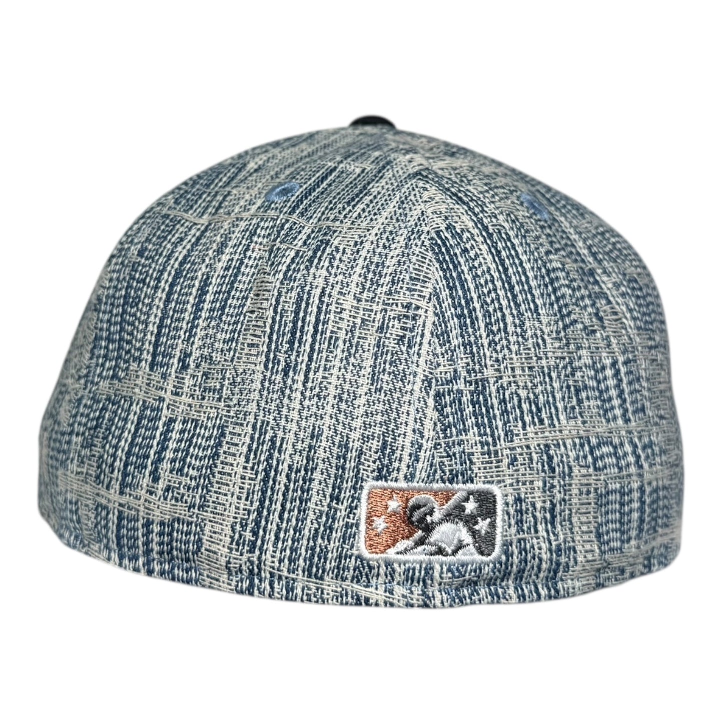Indianapolis Indians Distressed Denim New Era 59Fifty Fitted Hat