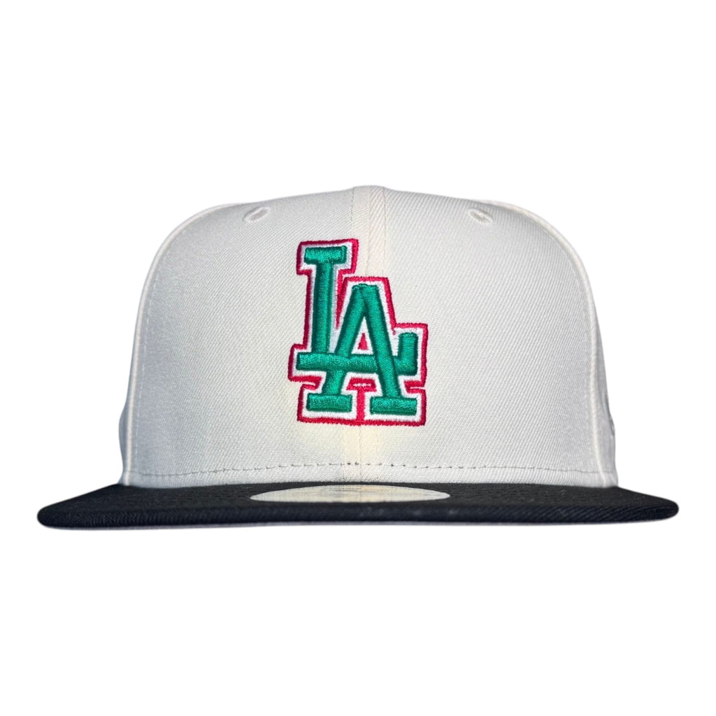 The Hat Wall Los Angeles Dodgers New Era 59Fifty Fitted Hat - White/Black