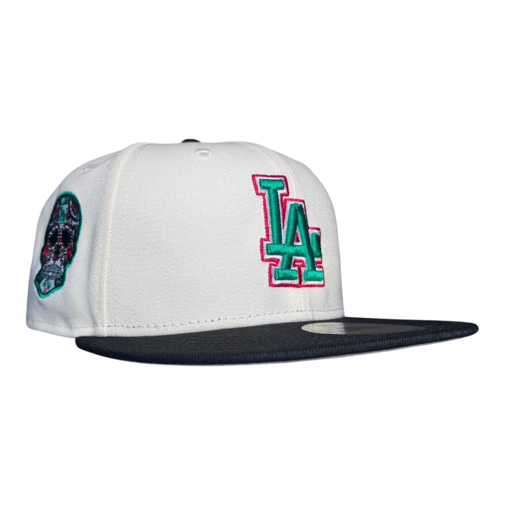 The Hat Wall Los Angeles Dodgers New Era 59Fifty Fitted Hat - White/Black