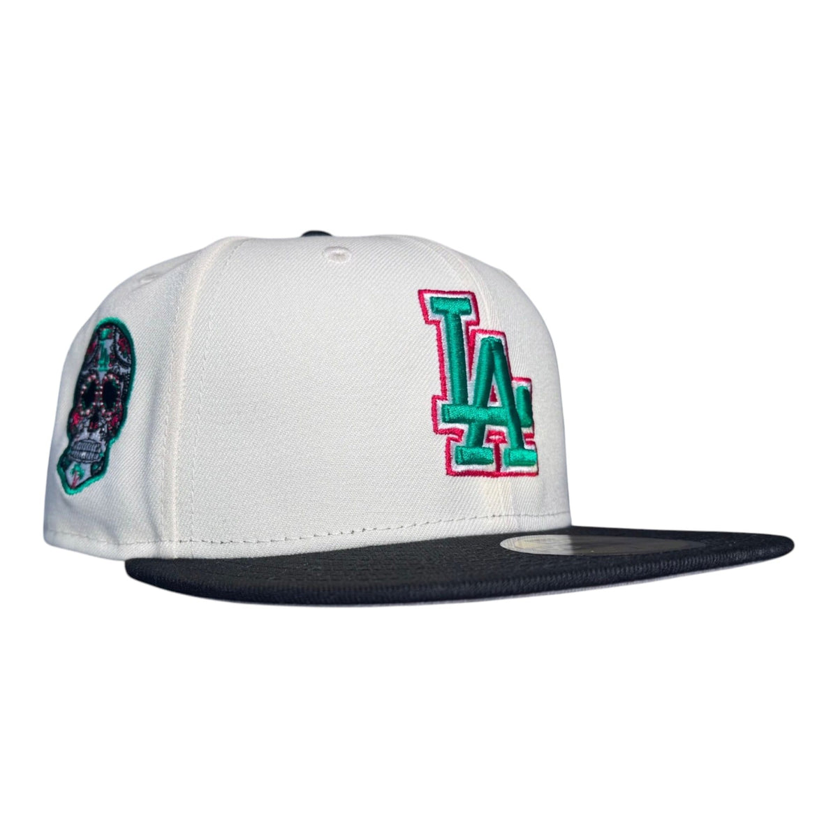 The Hat Wall Los Angeles Dodgers New Era 59Fifty Fitted Hat - White/Black
