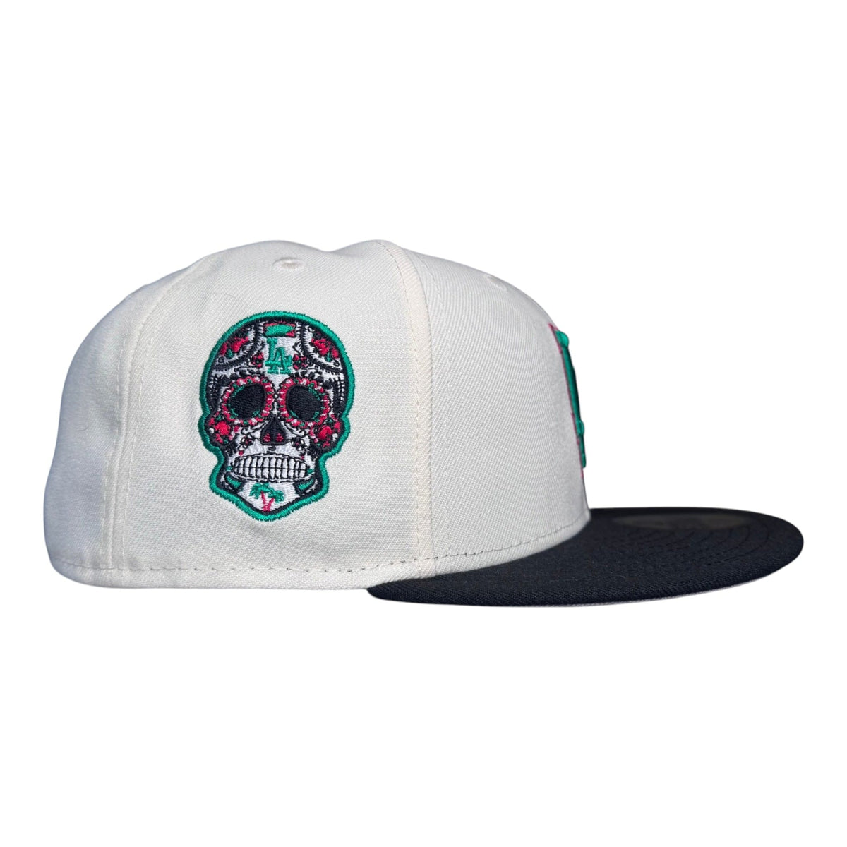The Hat Wall Los Angeles Dodgers New Era 59Fifty Fitted Hat - White/Black