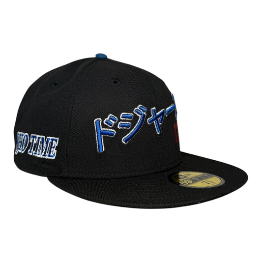 Los Angeles Dodgers Shotime Patch Kanji Script Hat Club New Era 59Fifty Fitted Hat