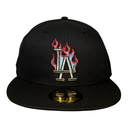 Los Angeles Dodgers "Fire Pack" 1988 World Series Icy UV Hat Club New Era 59Fifty Fitted Hat