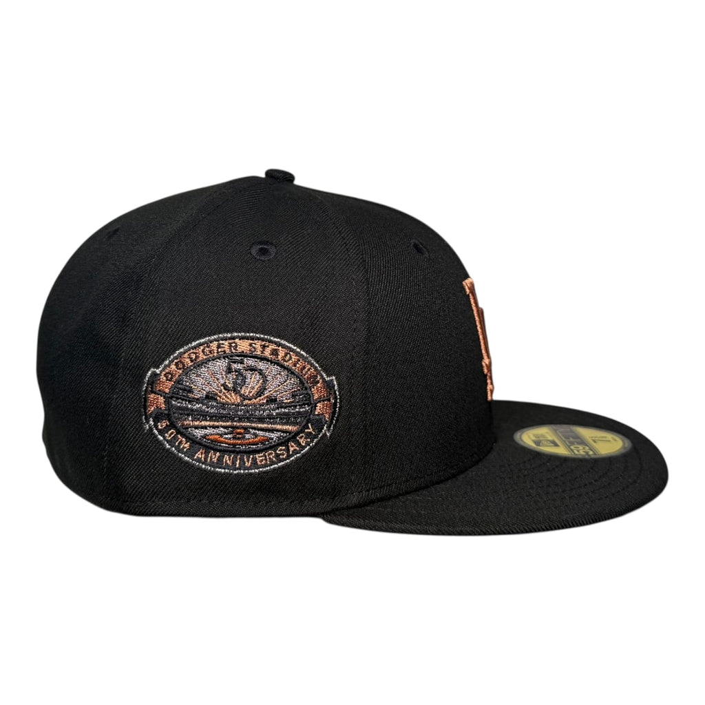 The Hat Wall Los Angeles Dodgers 50th Anniversary New Era 59Fifty Fitted Hat Black