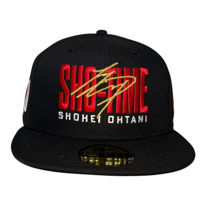 Los Angeles Dodgers Sho-Time Ohtani Black Throwback Edition New Era 59Fifty Fitted Hat