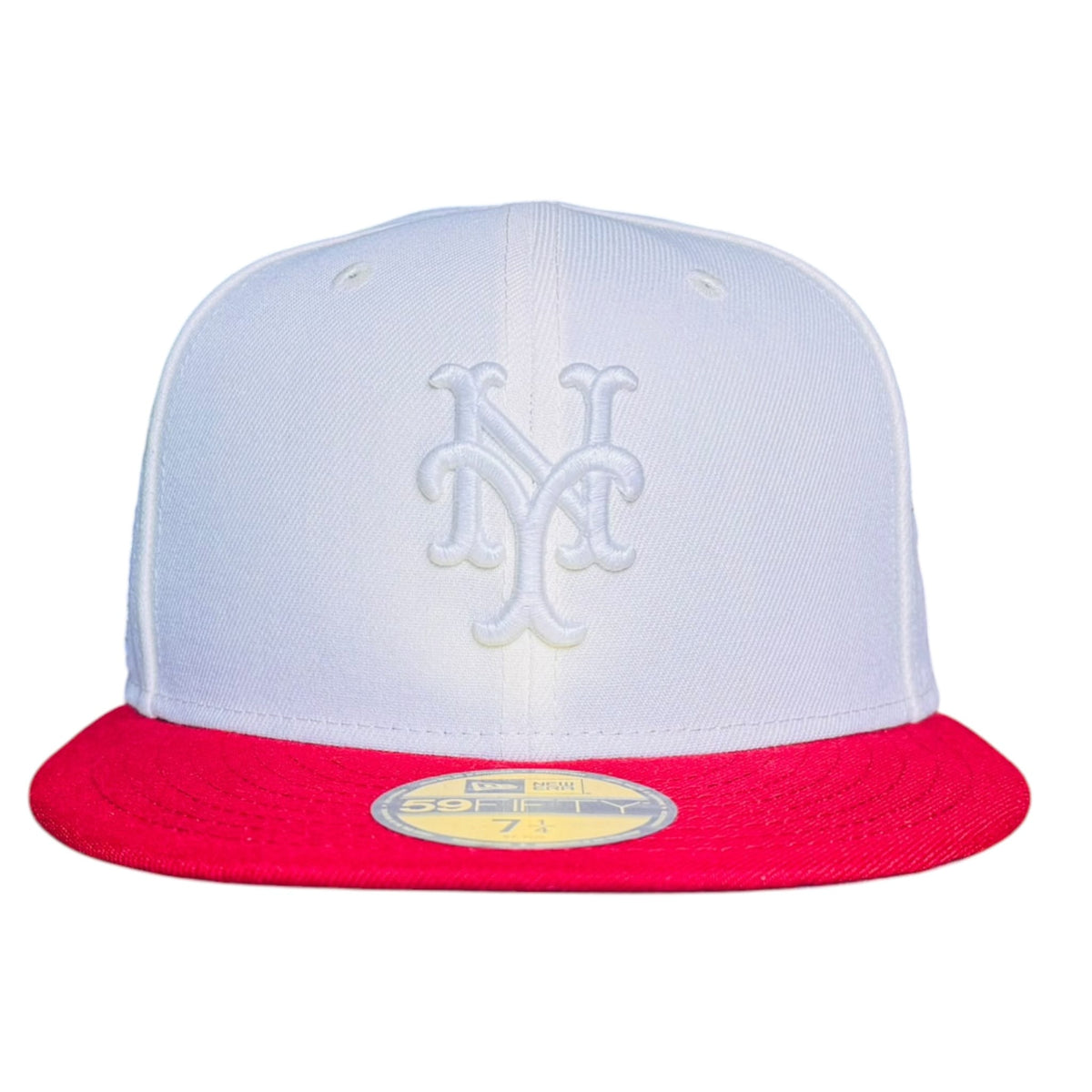 The Hat Wall "The Merrick Masonry Collection" New York Mets Nigel Sylvester x Rushmore Complex Con 2026 Exclusive New Era 59Fifty Fitted Hat (White)