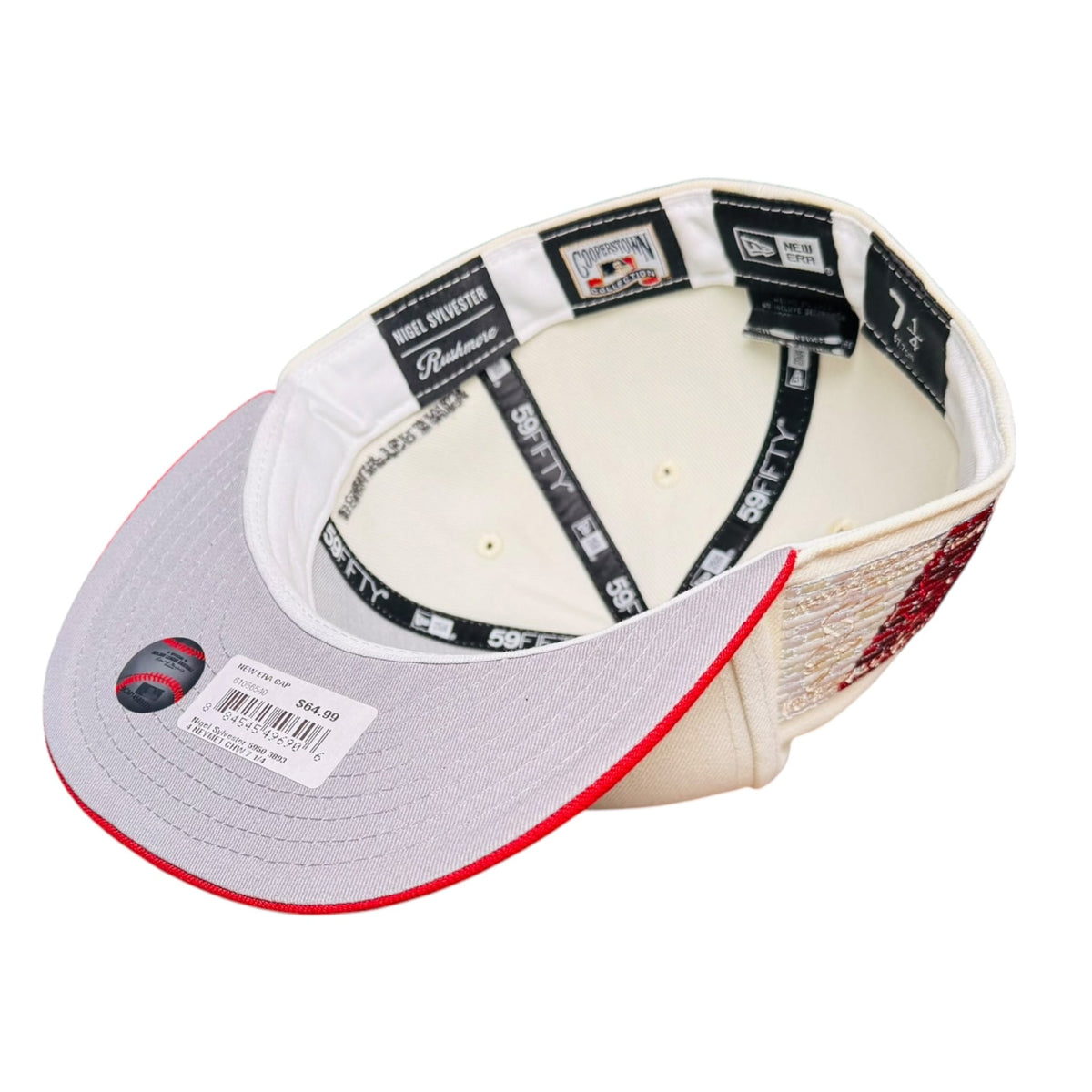 The Hat Wall "The Merrick Masonry Collection" New York Mets Nigel Sylvester x Rushmore Complex Con 2026 Exclusive New Era 59Fifty Fitted Hat (White)