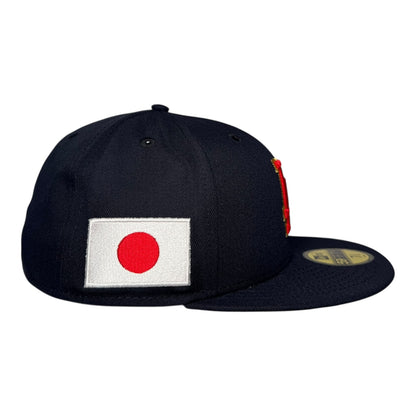 Los Angeles Dodgers UNDEFEATED Japan Navy New Era 59Fifty Fitted Hat