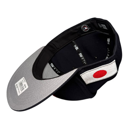 Los Angeles Dodgers UNDEFEATED Japan Navy New Era 59Fifty Fitted Hat