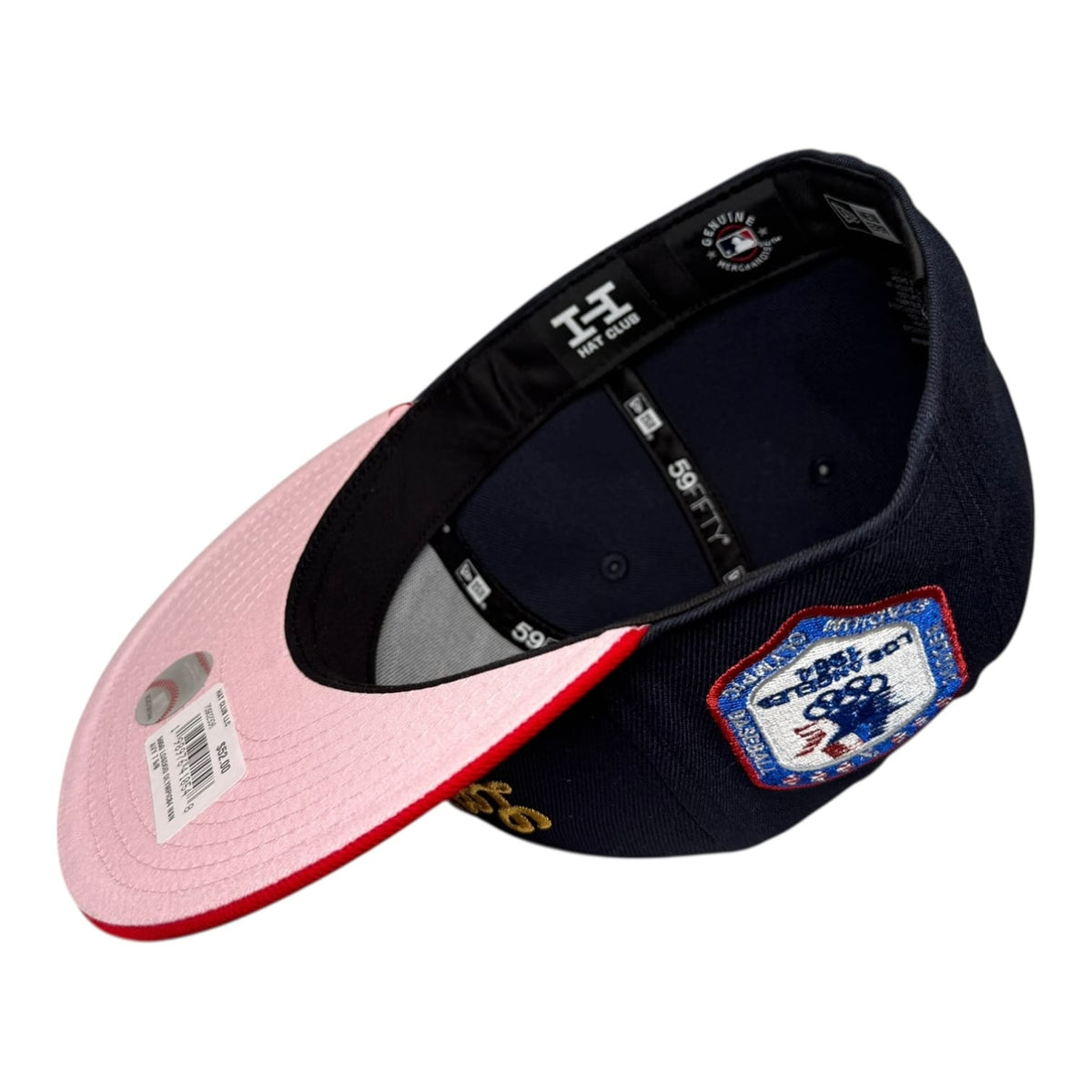 Hat Club Los Angeles Dodgers 1984 Olympic Patch Script Hat Club New Era 59Fifty Fitted Hat